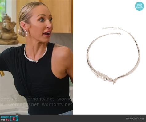 gucci necklace mary selling sunset|Netflix 'Selling Sunset' Season 7: Where to Get Mary Fitzgerald's .